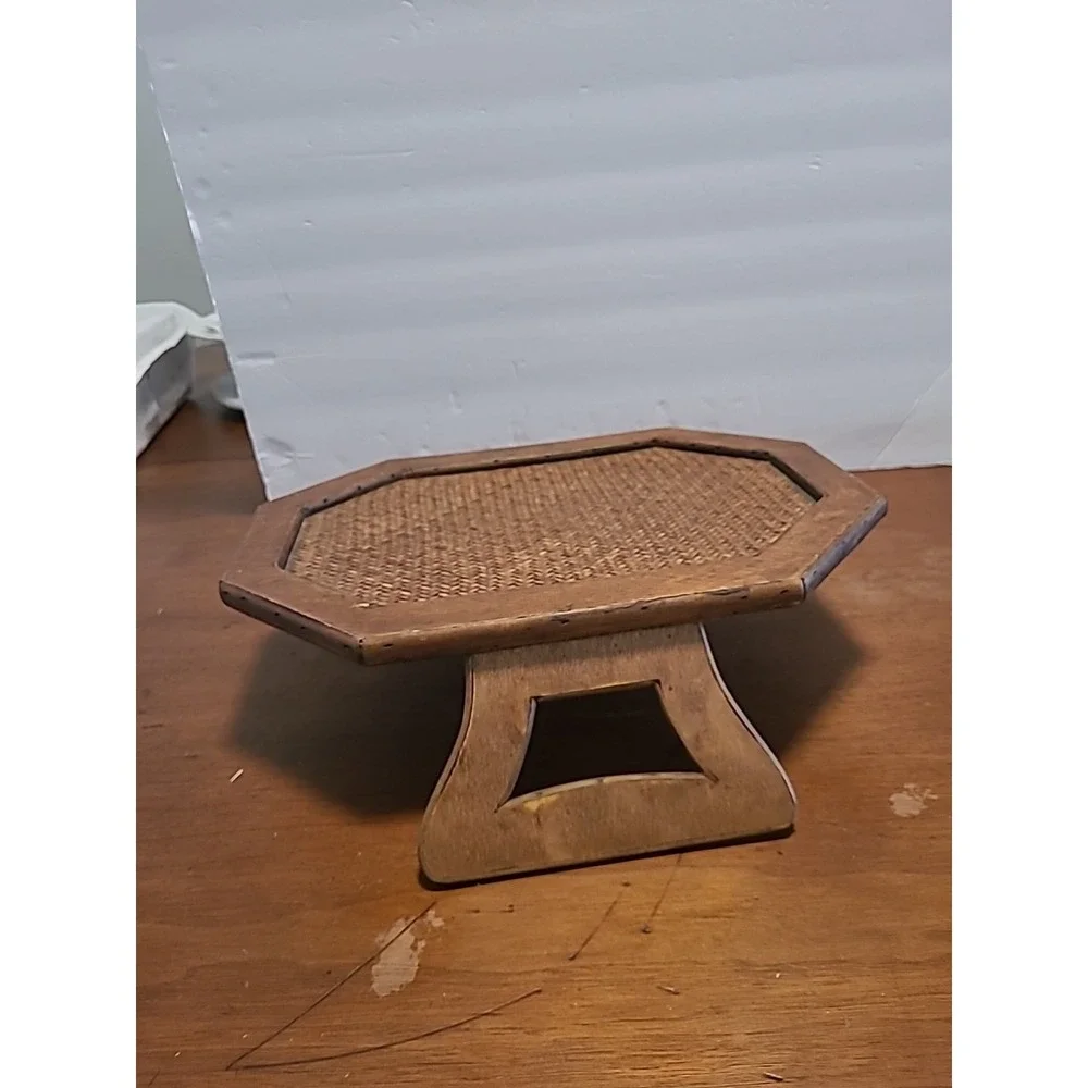 Vintage Wood Armrest Tray / Table  13